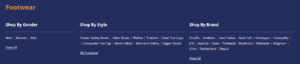 Example of a good site navigation