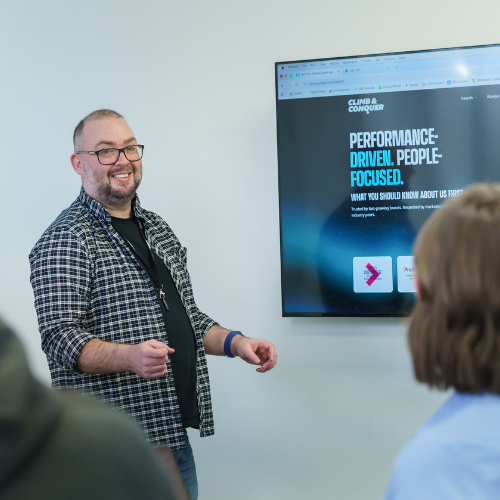 Climb & Conquer Board Room with Chris Ellis