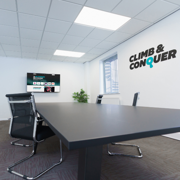 Climb & Conquer Board Room
